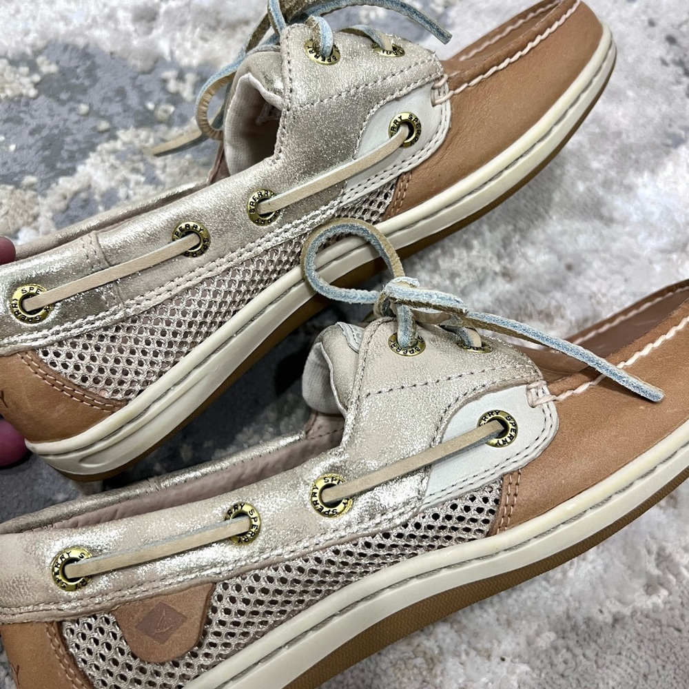 Sperry glitter shoe